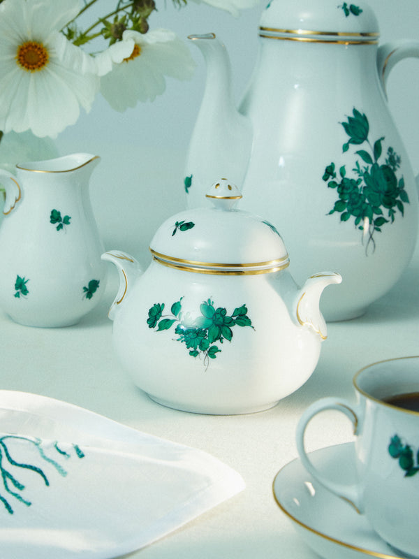 Augarten - Maria Theresia Hand-Painted Porcelain Sugar Bowl -  - ABASK