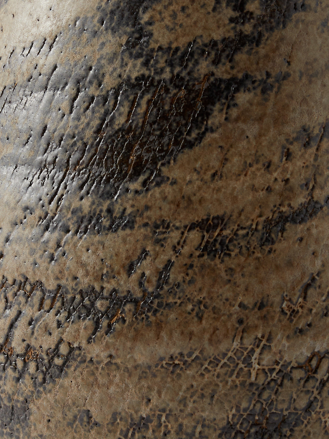 Peter Speliopoulos Projects - Hand-Glazed Stoneware Table Lamp - Beige - ABASK