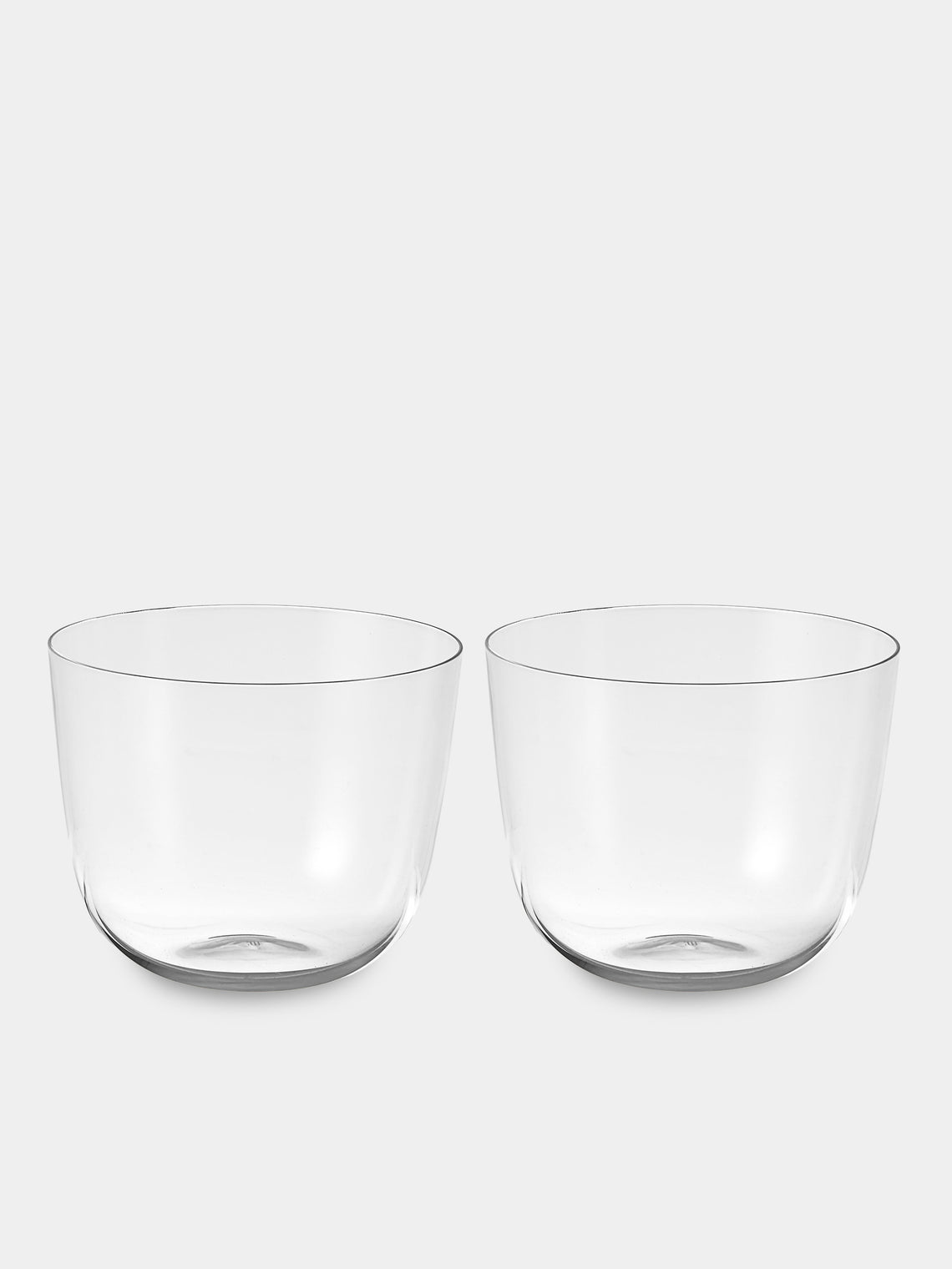 Lobmeyr - | Set of 2 | Alpha Crystal Tumblers - Clear - ABASK