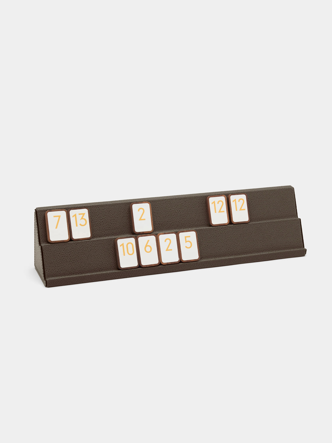 Giobagnara - Leather Rummikub Set - Gray - ABASK