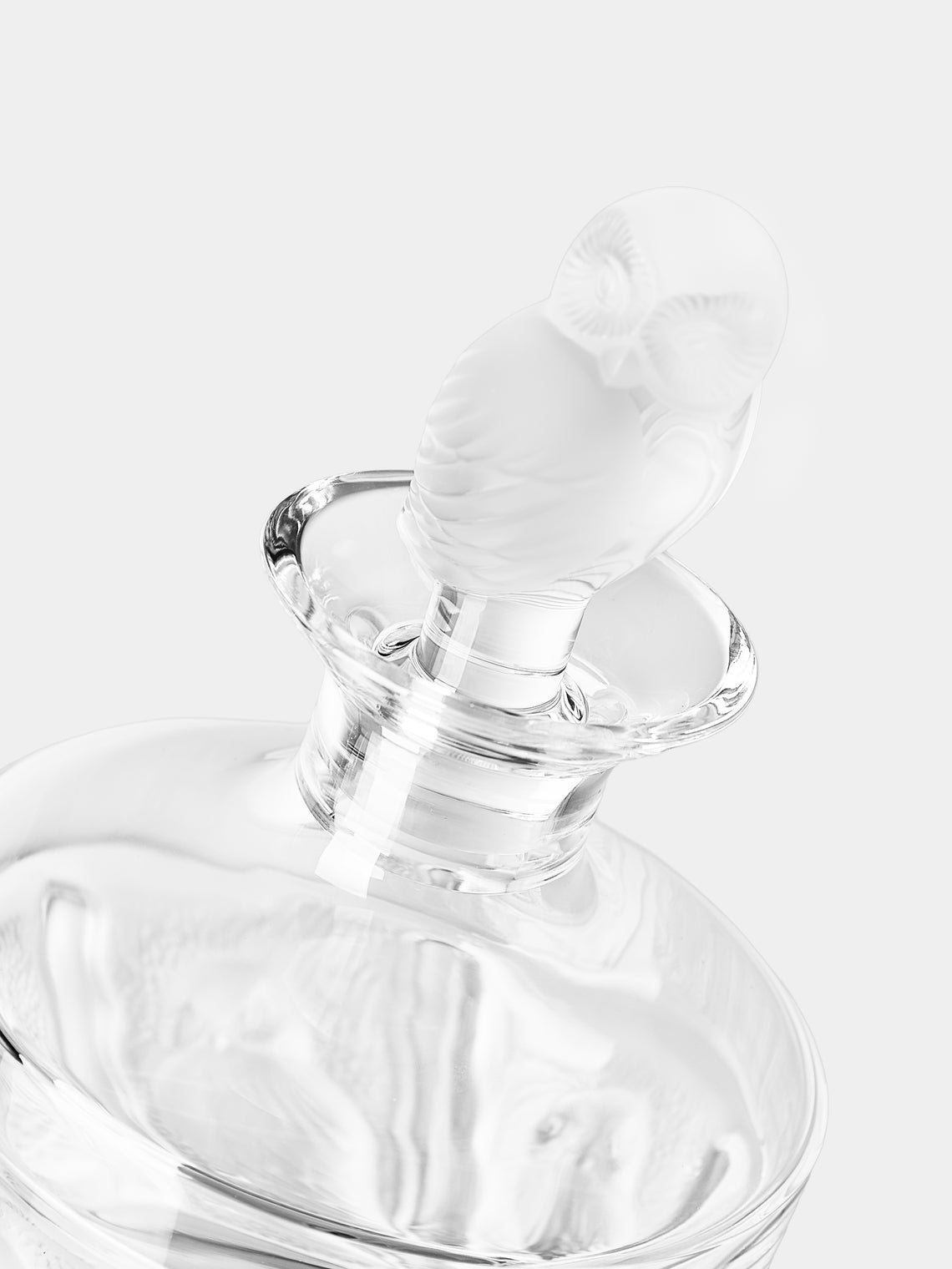 Lalique - Owl Crystal Decanter - Clear - ABASK