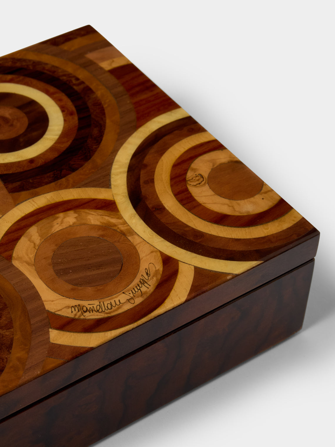 Mastellone Giuseppe - Wood Inlay Jewelry Box - Brown - ABASK