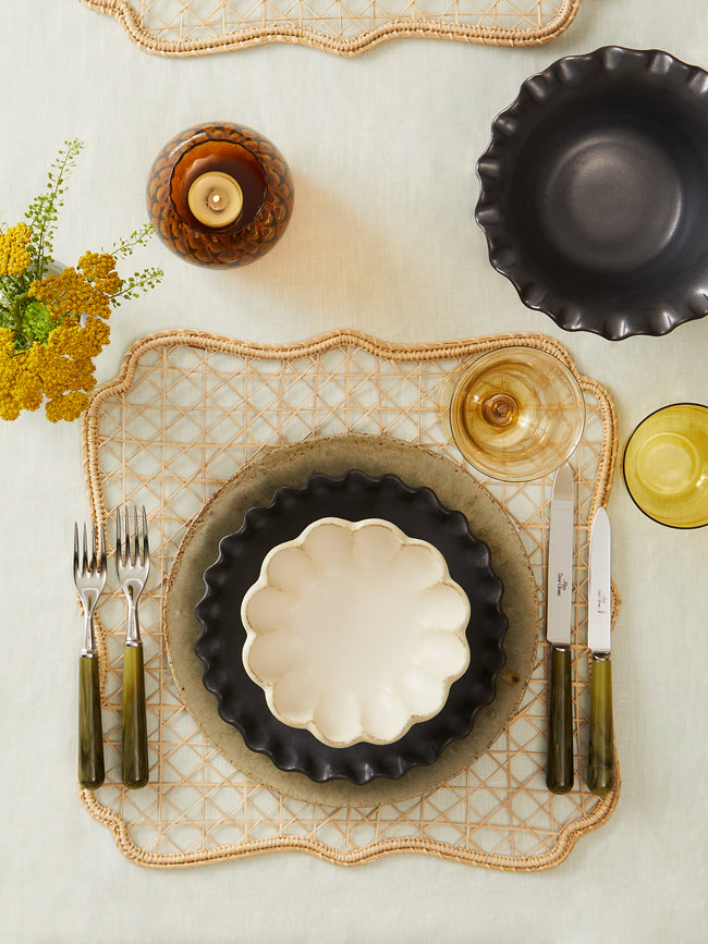 Artesanías del Atlántico - English Bezel Handwoven Palm Placemats (Set of 4) -  - ABASK