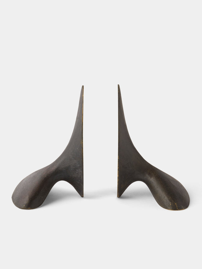 Carl Auböck - Brass Painted Bookends - Black - ABASK - 