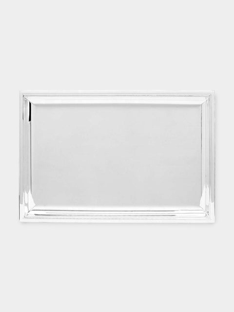 Puiforcat - Silver-Plated Tray (17.5in/44cm) - Silver - ABASK - 