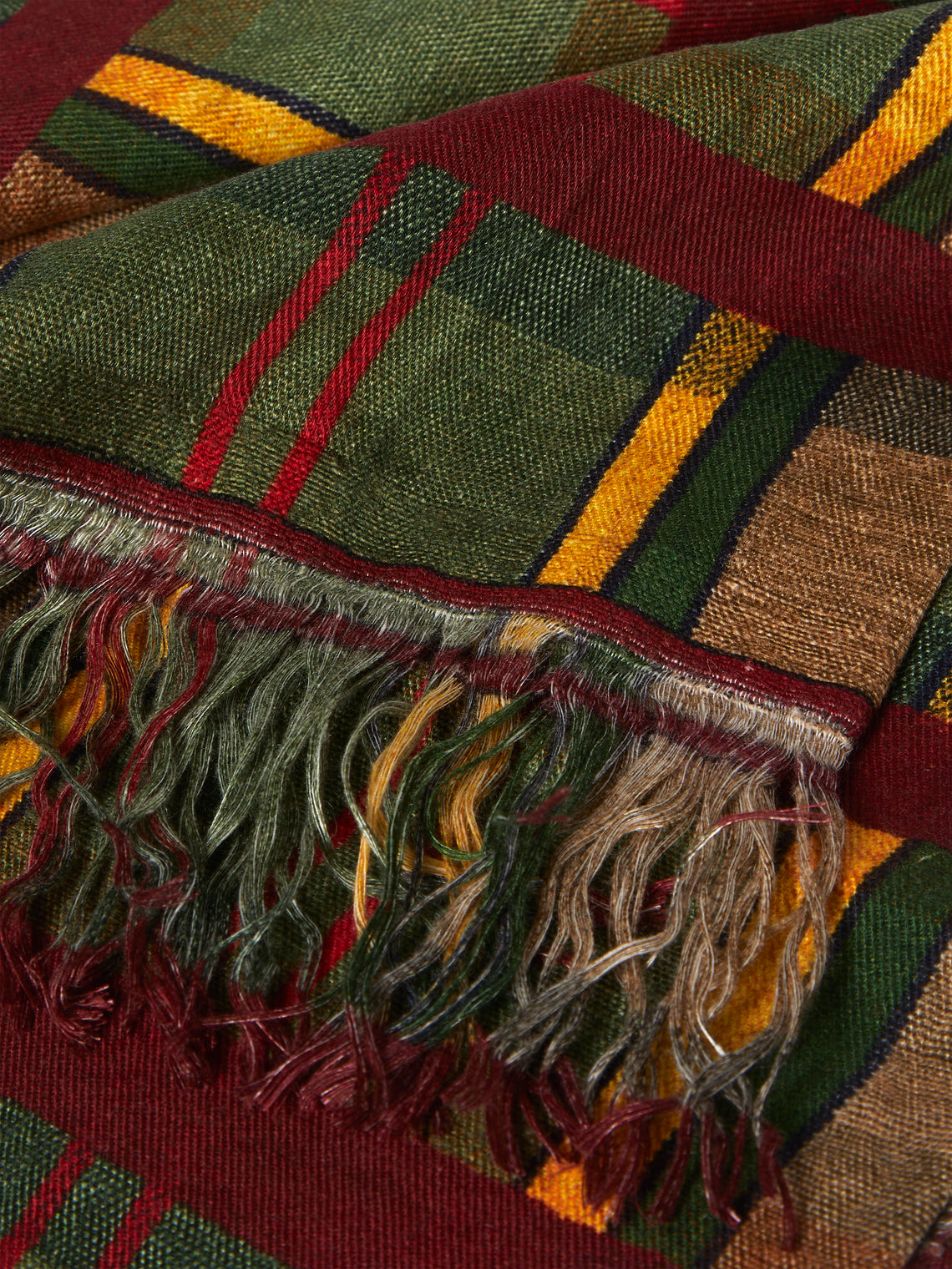 The House of Lyria - Hibiscus Linen Rectangular Tablecloth (138in/3.5m) - Green - ABASK