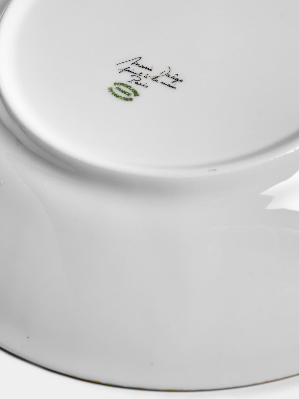 Marie Daage - Jardin d'Arashiyama Hand-Painted Porcelain Large Bowl - White - ABASK