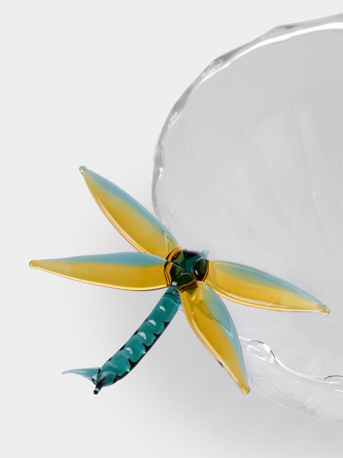 Casarialto - Dragonfly Hand-Blown Glass Bowl - Green - ABASK