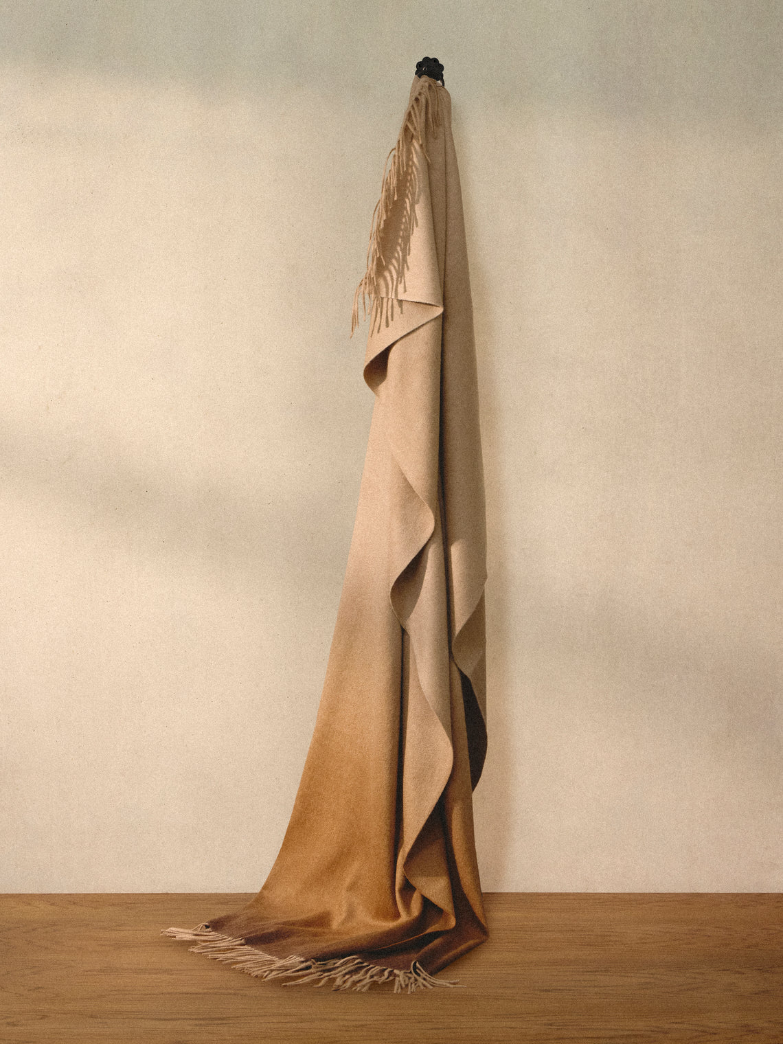Begg x Co - Nuance Ombré Cashmere Throw (72in/1.8m) - Beige - ABASK