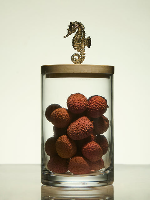 Objet Luxe - Silver-Plated, Shell and Glass Jar -  - ABASK