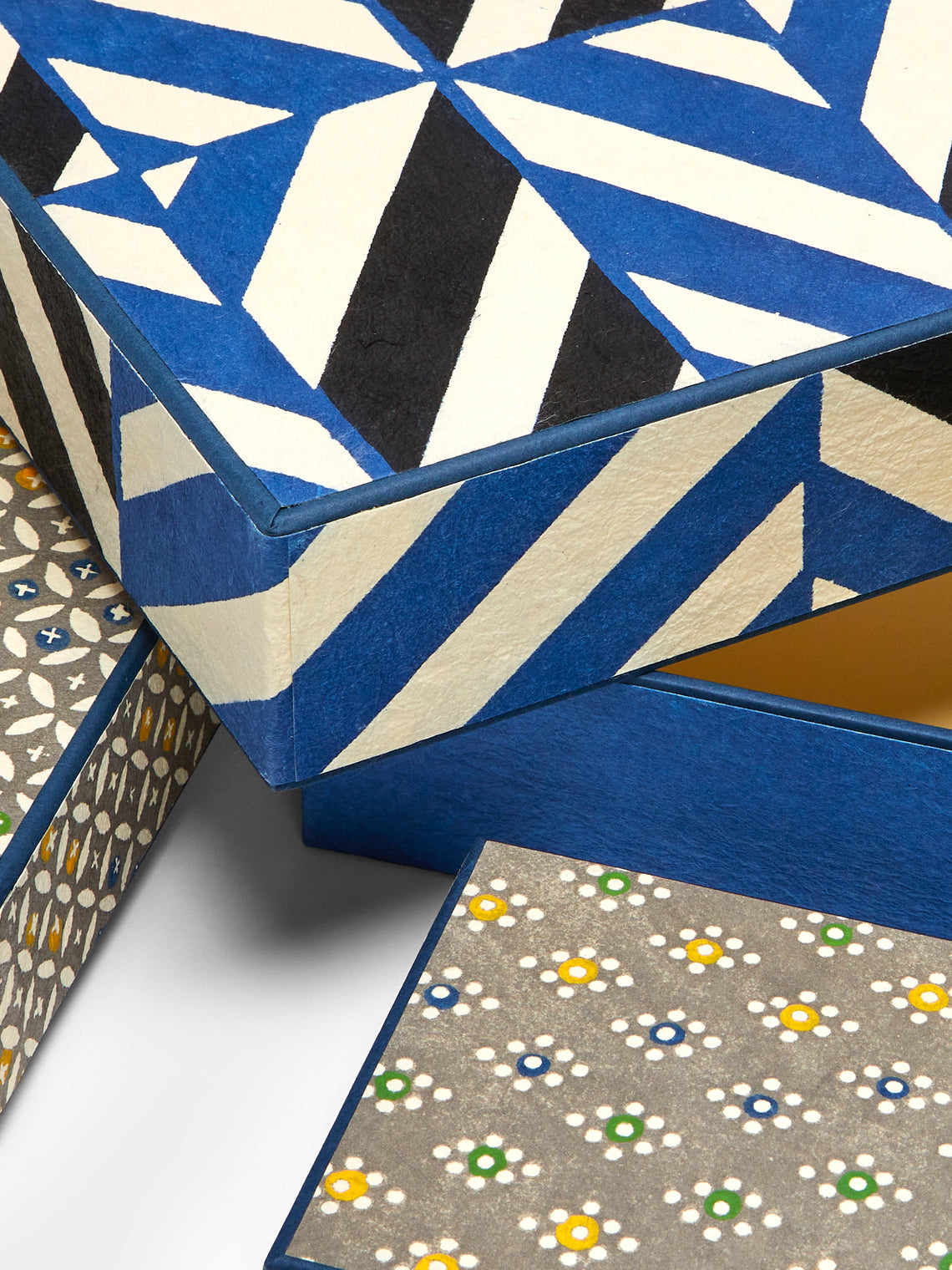 Keijusha - Washi Treasure Boxes (Set of 3) - Multiple - ABASK