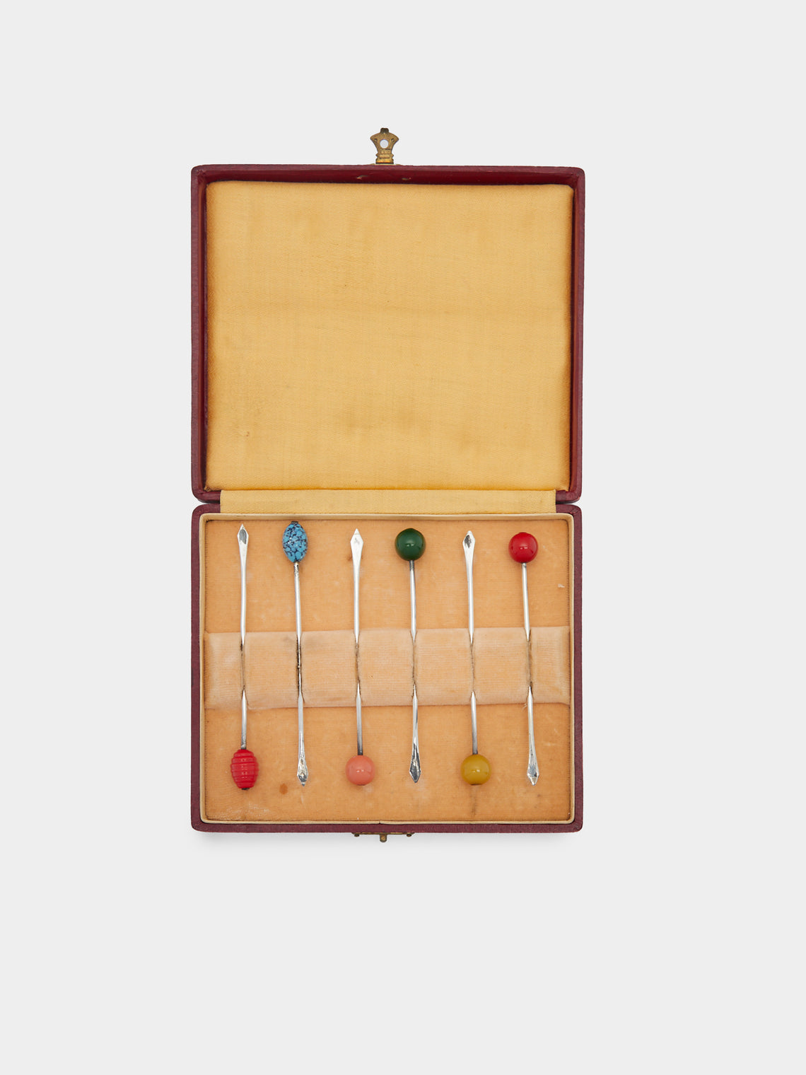 Antique and Vintage - Early-20th Century Sterling Silver Swedish Cocktail Picks -  - ABASK