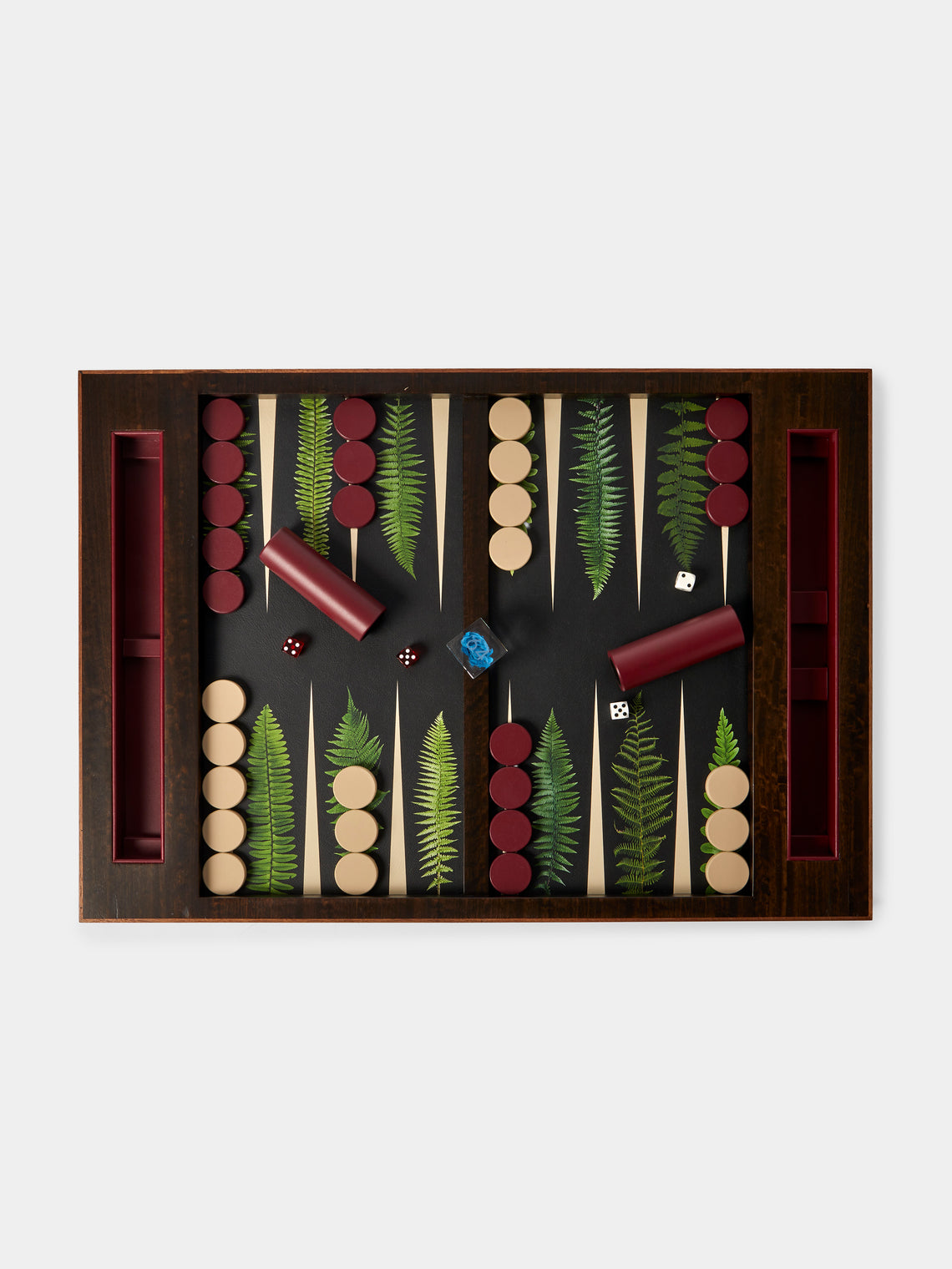 Alexandra Llewellyn - Forest Fern Wood Backgammon Set - Brown - ABASK - 