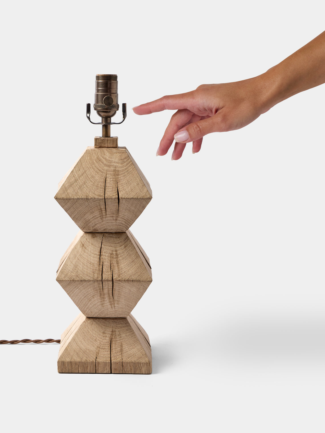 Jamie Gaunt Designs - No. 7 Natural Oak Table Lamp - Natural - ABASK