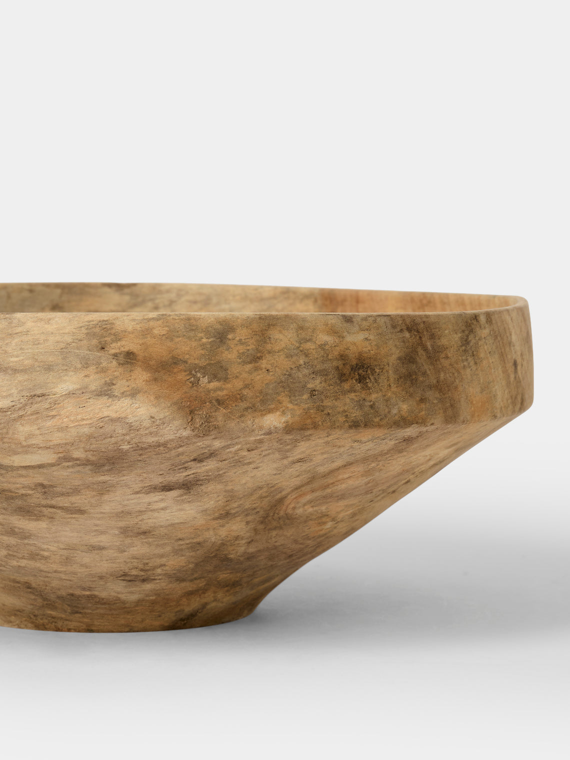 Iida Woodturning - Hand-Turned Dogwood Earth-Finish Bowl - Brown - ABASK