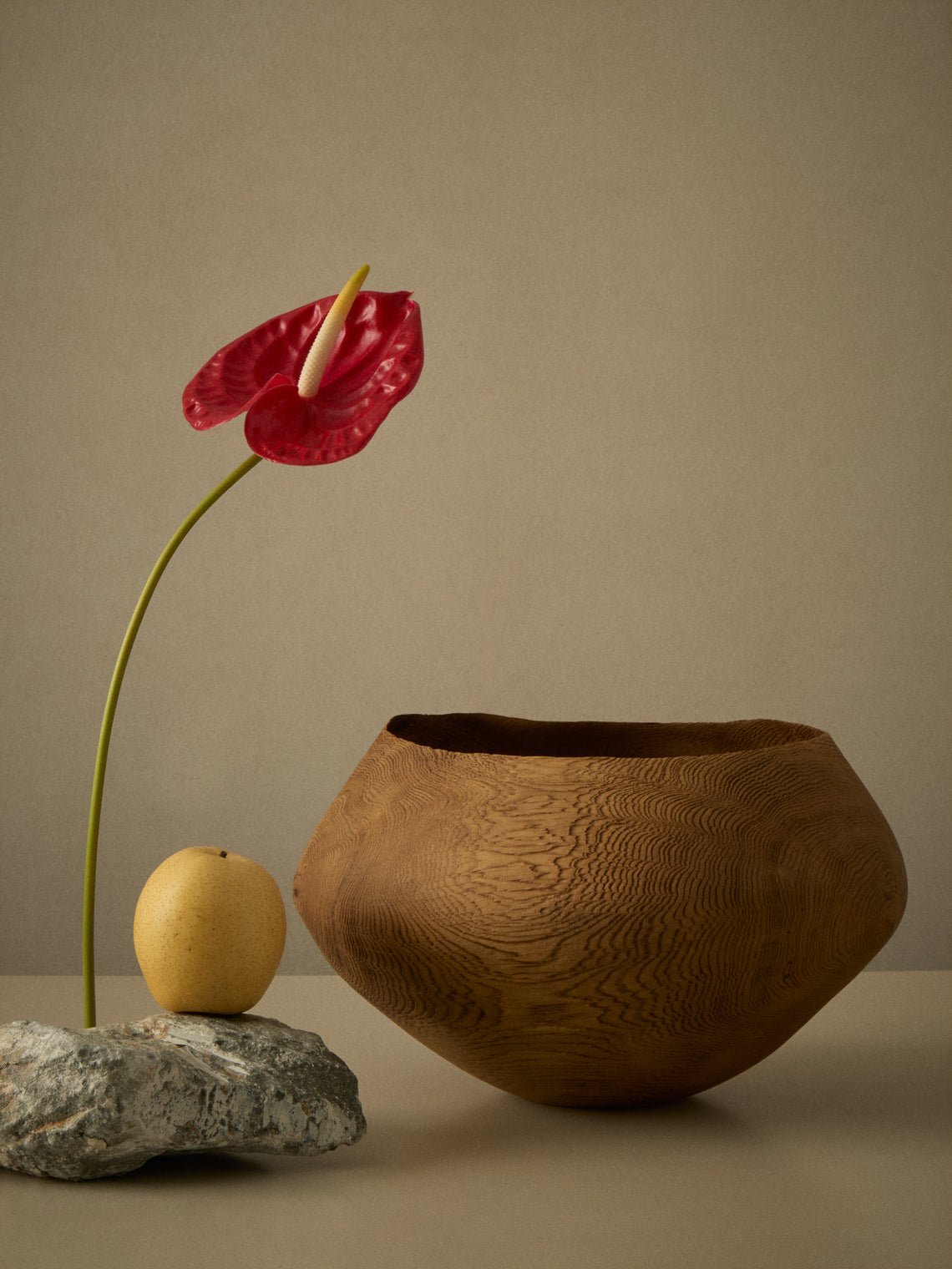 Friedemann Buehler - Hand-Turned Oak Bowl - Brown - ABASK