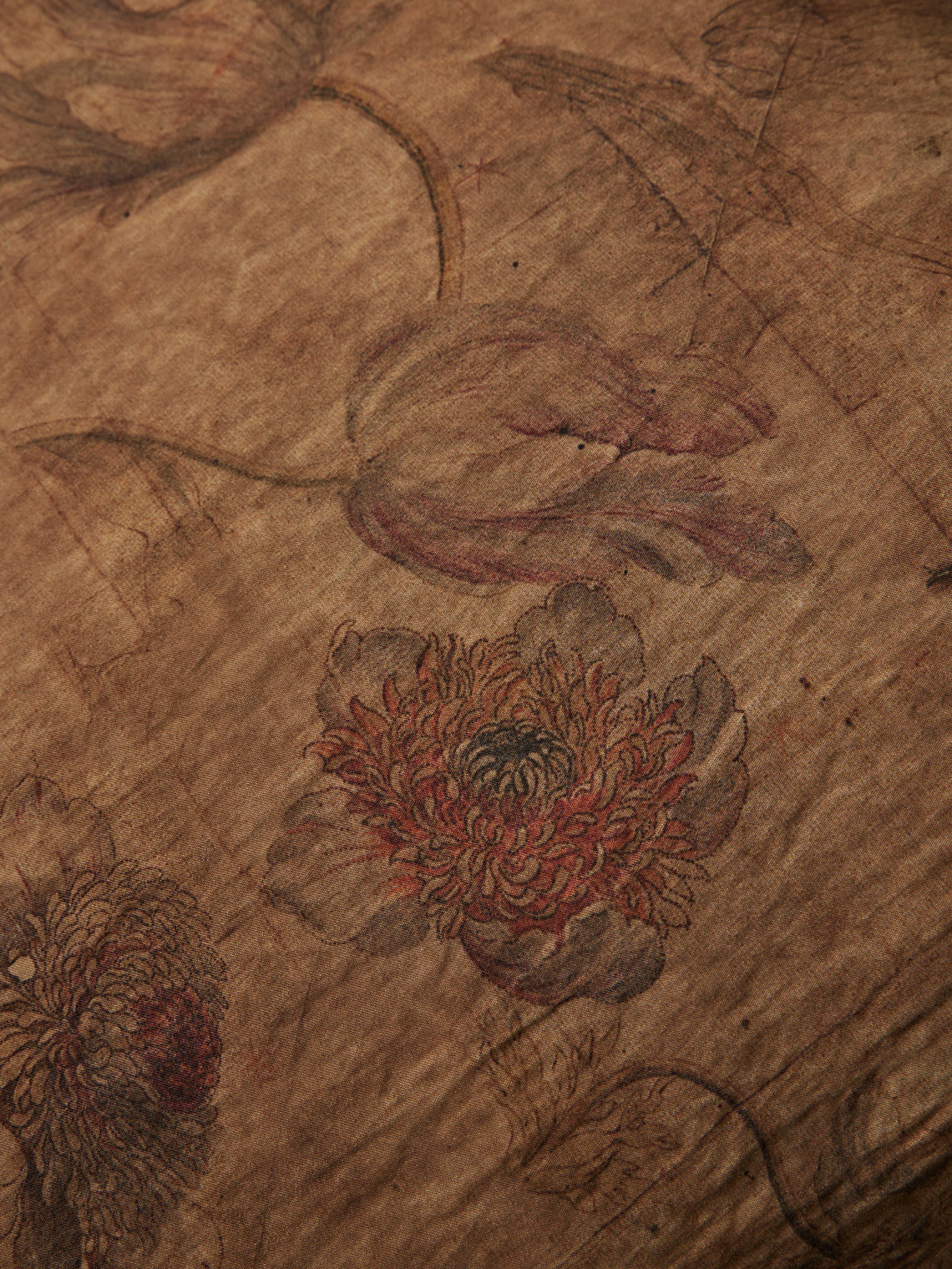 The House of Lyria - Abdia Cotton-Blend Cushion (19.5in/50cm) - Brown - ABASK