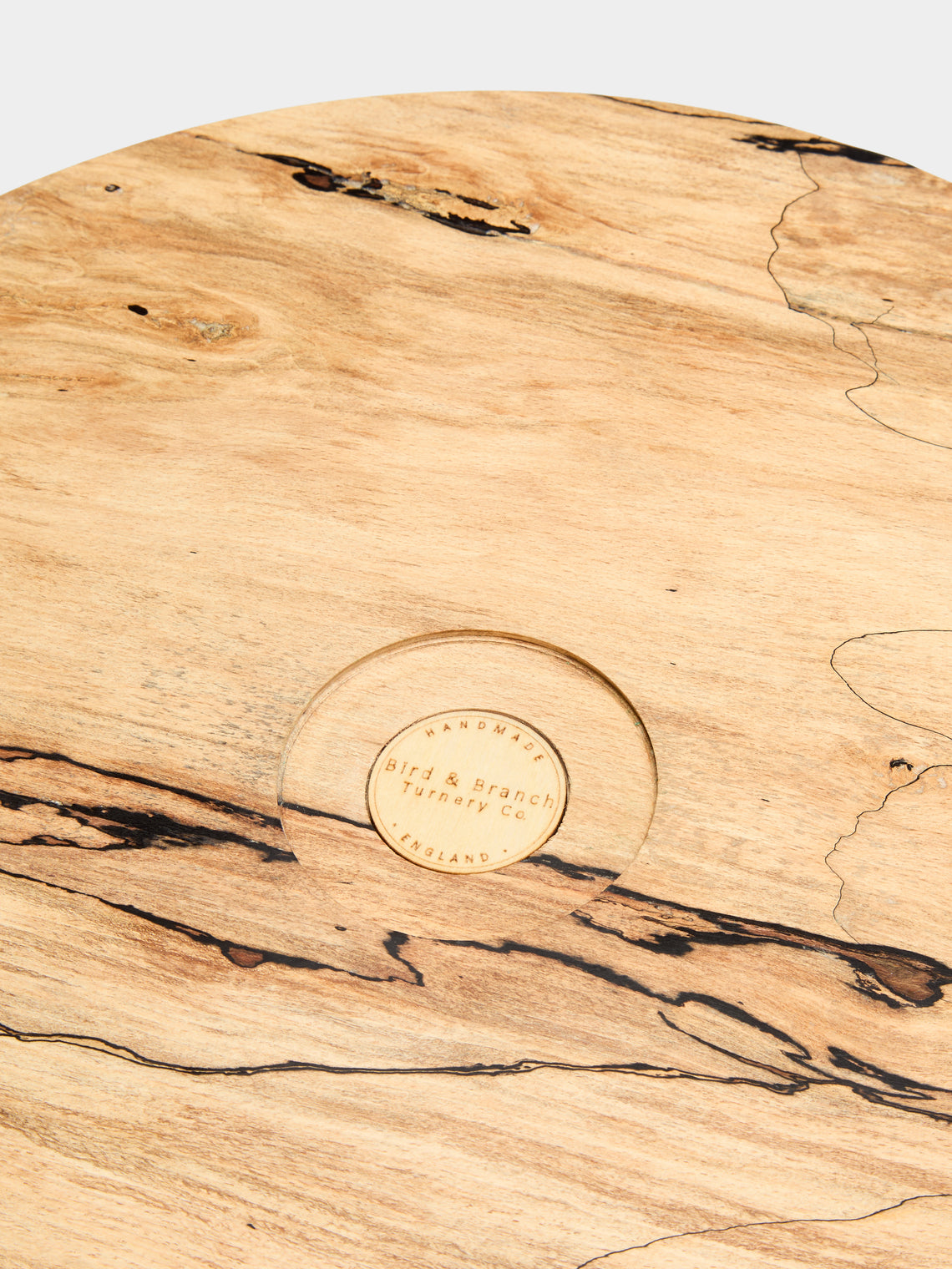 Bird & Branch - Fairlight Hand-Turned Spalted Beech Extra Large Platter - Natural - ABASK