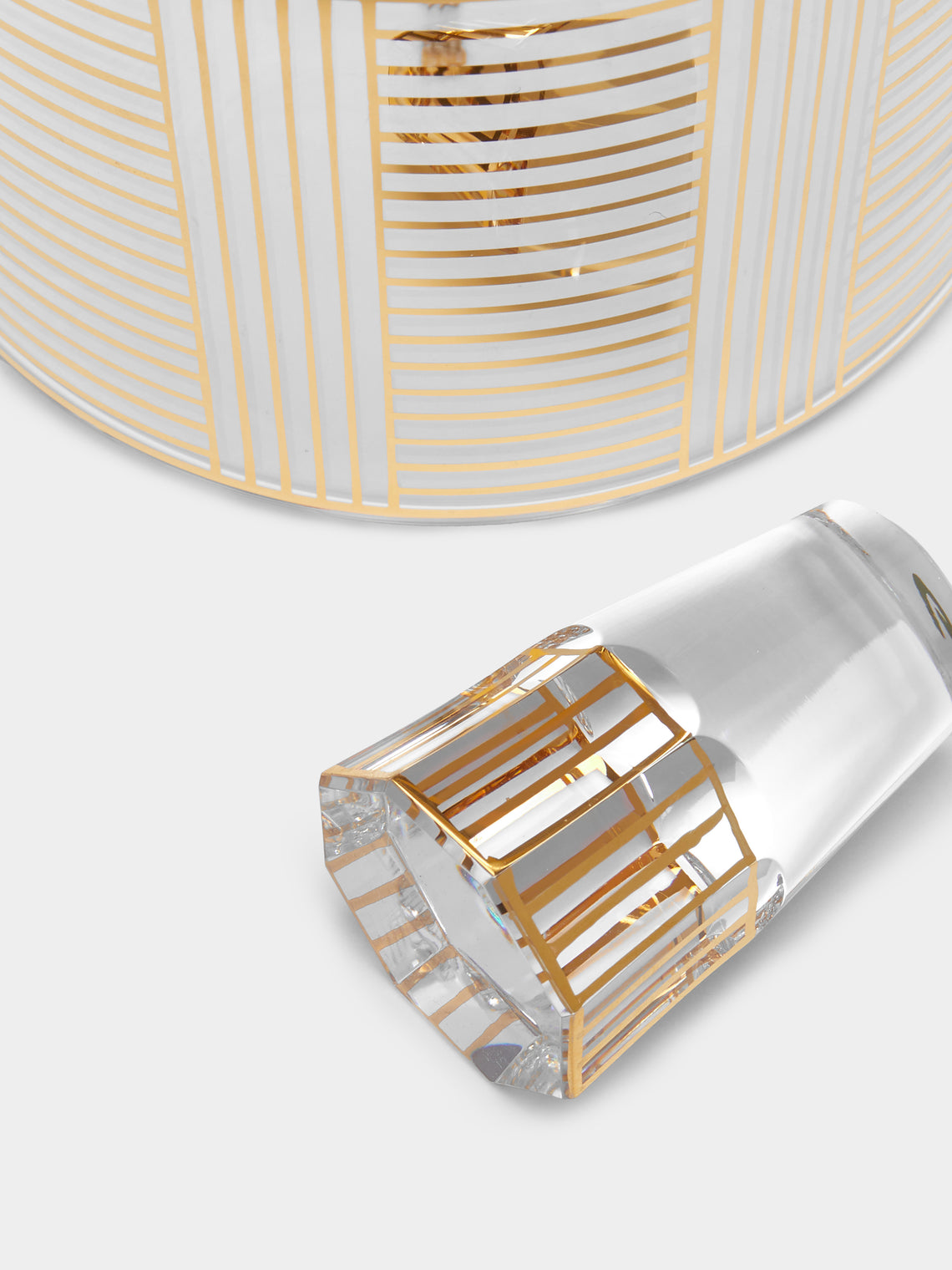 Lobmeyr - Series B Hand-Painted Crystal Decanter - Gold - ABASK