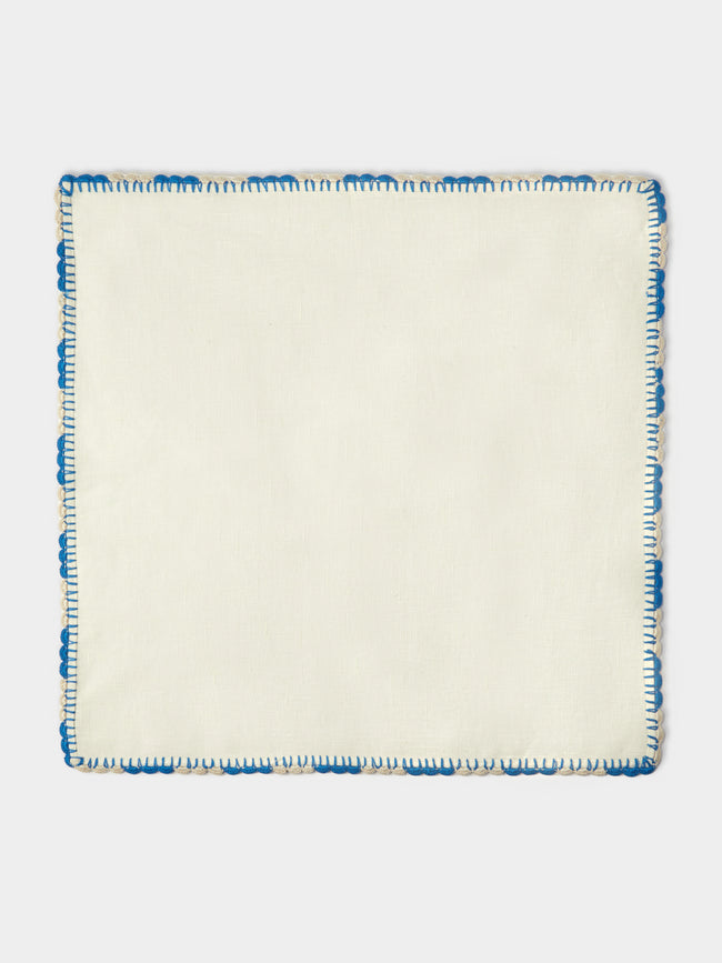 Anut Cairo - Luxor Hand-Crocheted Linen Napkins (Set of 4) -  - ABASK