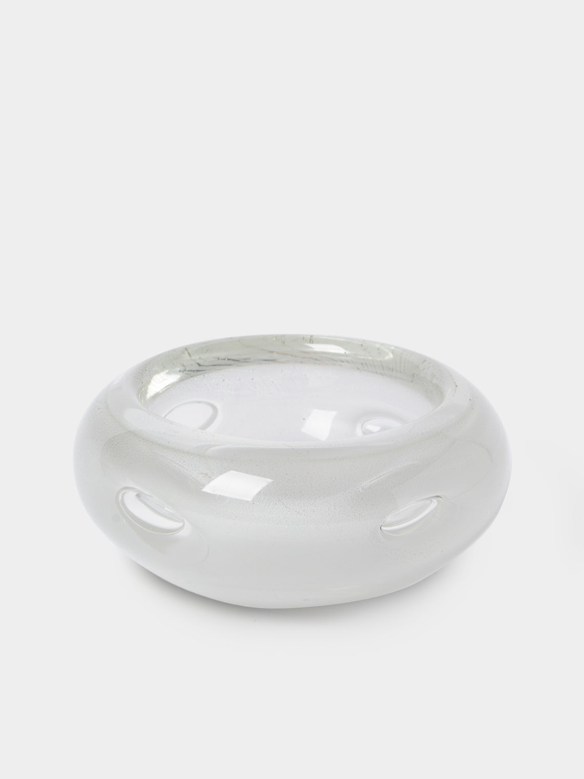 Antique and Vintage - Mid-Century Ercole Barovier Superbolle Murano Glass Bowl - Clear - ABASK - 