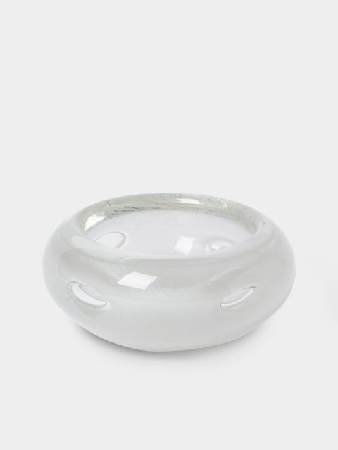 Antique and Vintage - Mid-Century Ercole Barovier Superbolle Murano Glass Bowl - Clear - ABASK - 