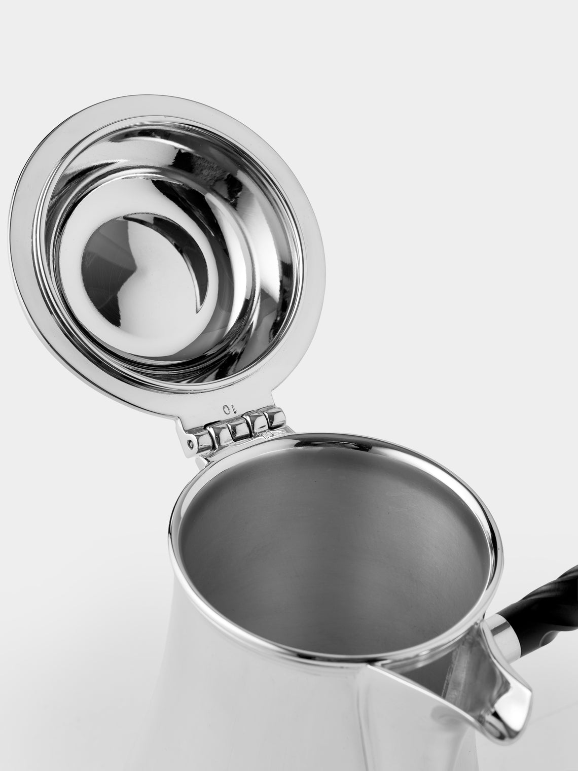 Ercuis - Élégance Rencontre Silver-Plated Chocolate Pot - Silver - ABASK
