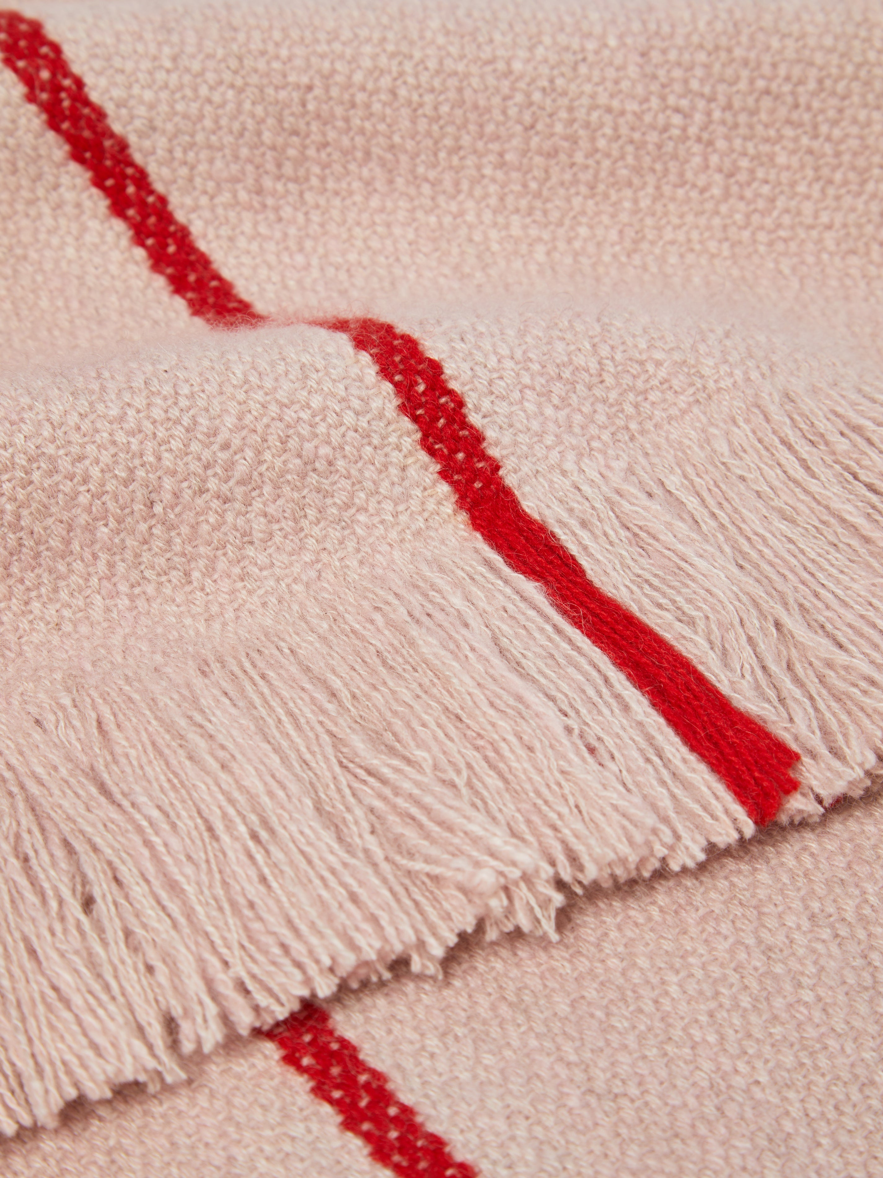 White Relax Handwoven Mohair Throw (72in/1.8m) by Lena Rewell | ABASK
