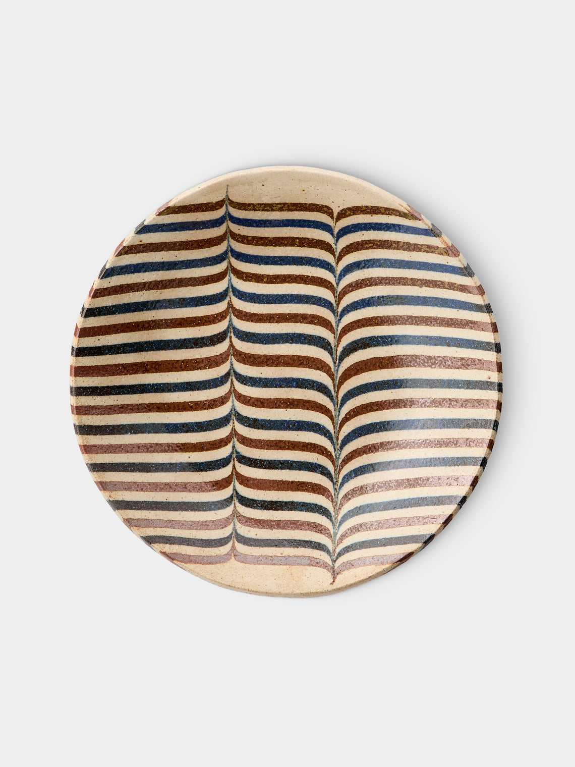 Makidani-gama - No. 3 Nerikomi Ceramic Plates – 8in/21cm (Set of 5) - Multiple - ABASK