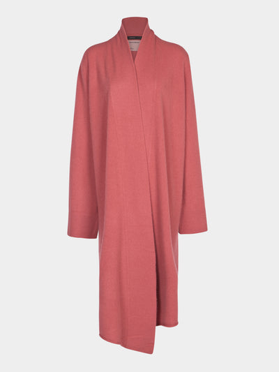 Frenckenberger - Cross Cashmere Long Cardigan - Pink - ABASK - 