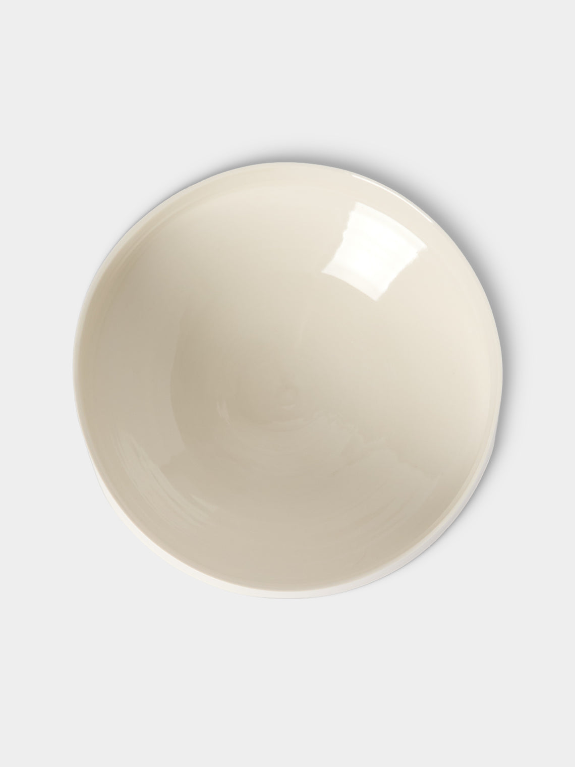 Johanne Coker - No. 3 Hand-Thrown Porcelain Bowl - White - ABASK