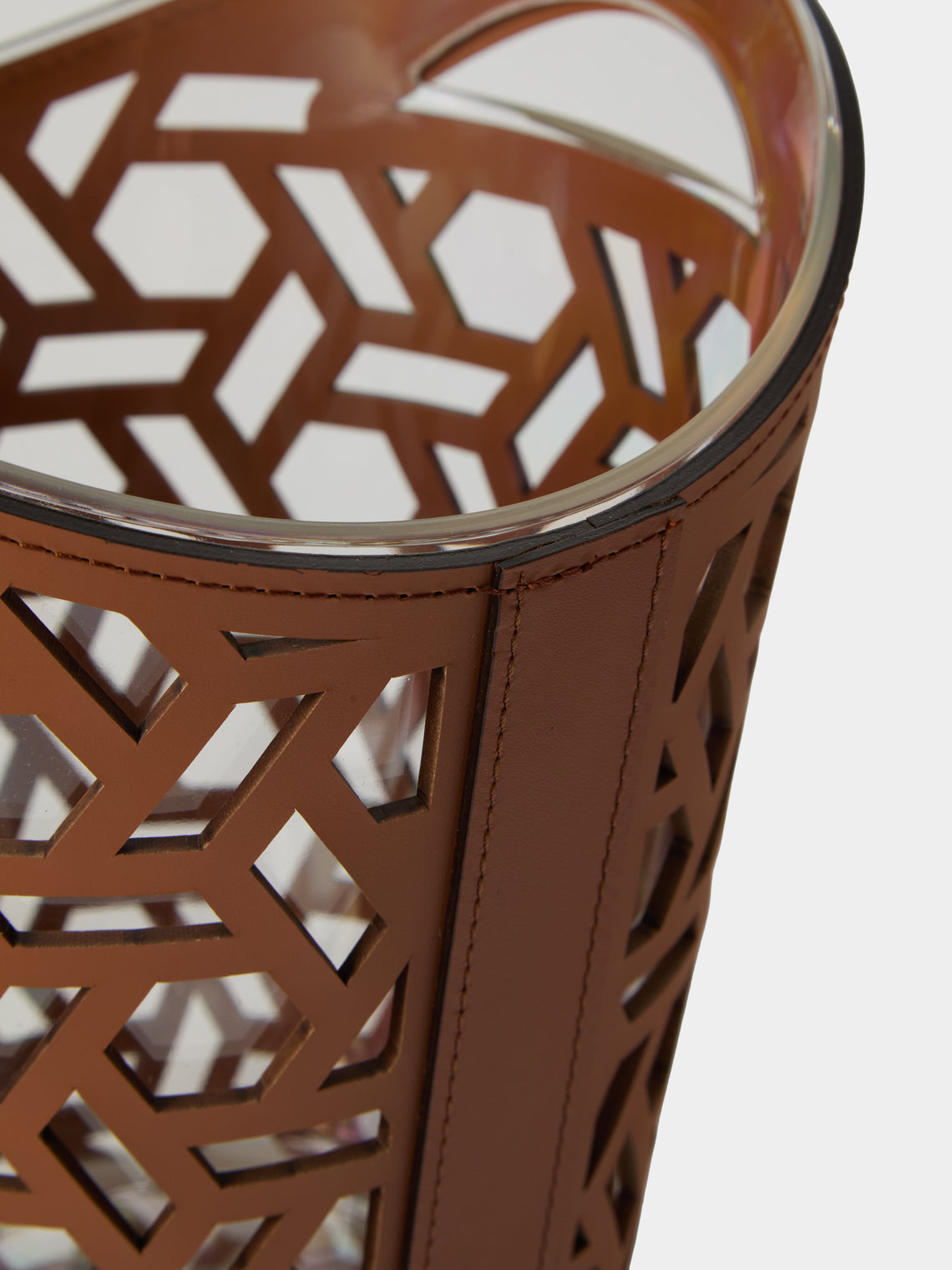 RUDI - Cortina Leather Small Champagne Bucket - Tan - ABASK