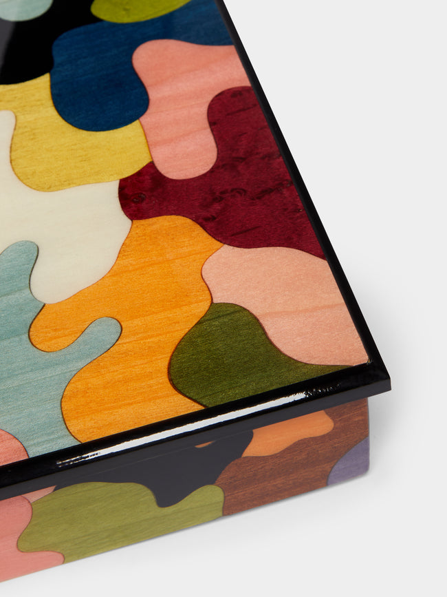 Multiple Geometric Wood Inlay Box by Biagio Barile | ABASK US