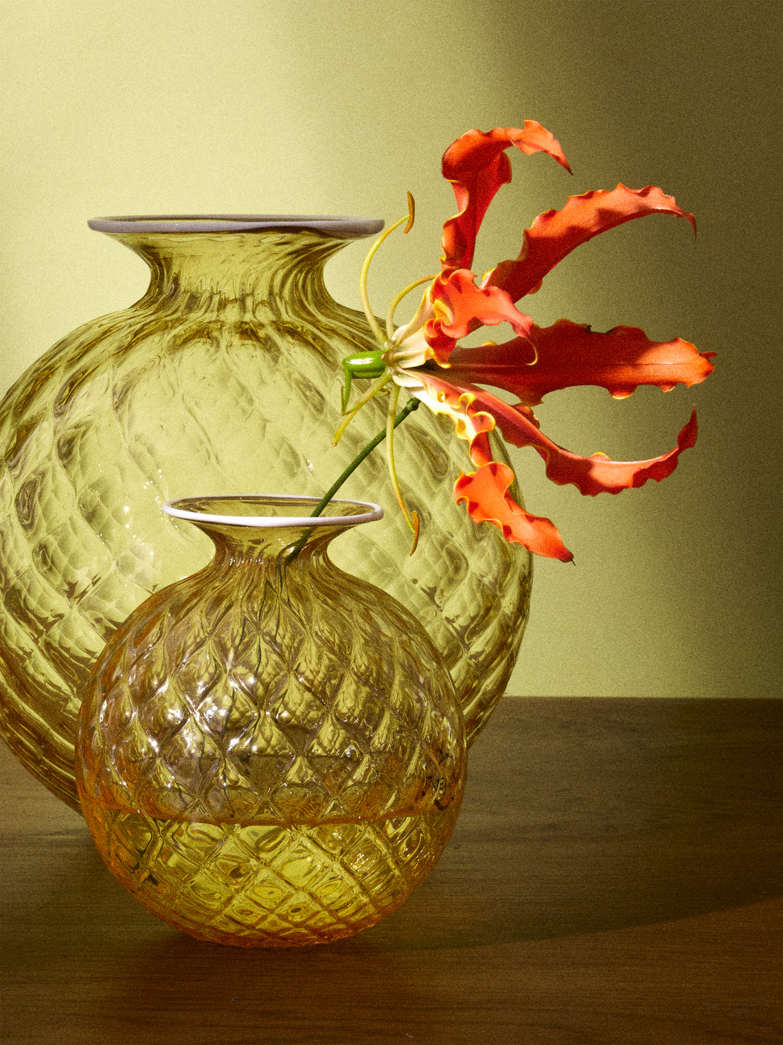 Venini - Monofiore Balloton Hand-Blown Murano Glass Bud Vase (5in/12.5cm) - Yellow - ABASK