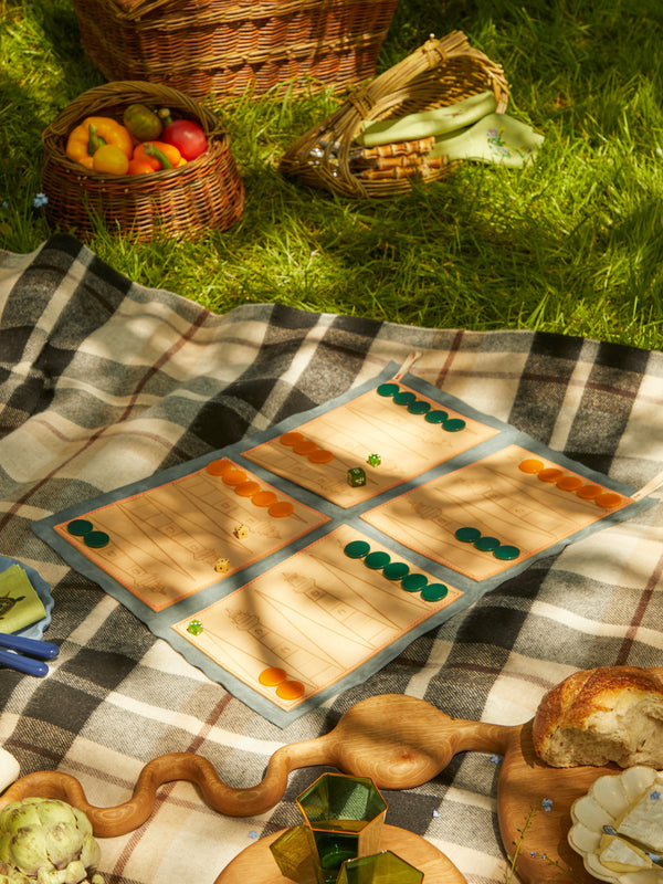 Nick Plant - Lighthouse Leather Travel Backgammon Set -  - ABASK