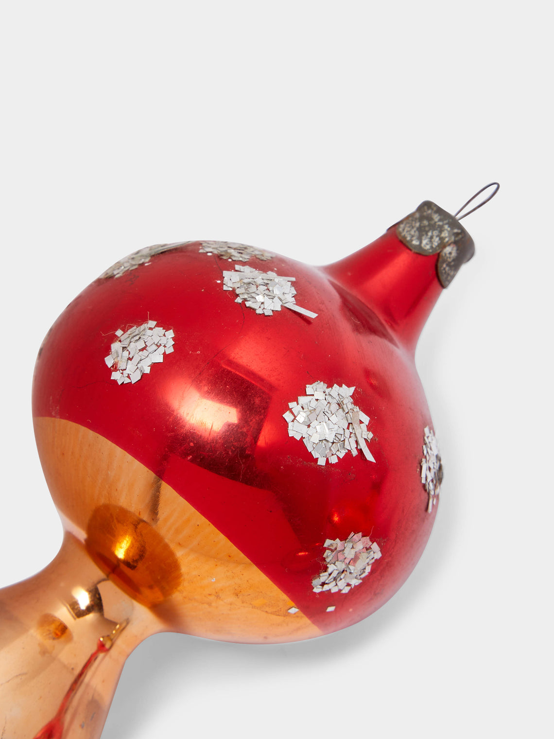 Antique and Vintage - 1950s Mushrooms Glass Large Tree Decorations (Set of 6) -  - ABASK
