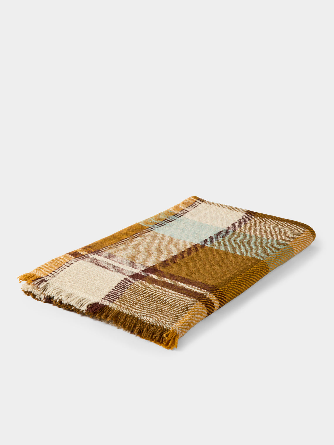 Me & K - Tartan Cashmere Throw (67in/1.7m) - Multiple - ABASK