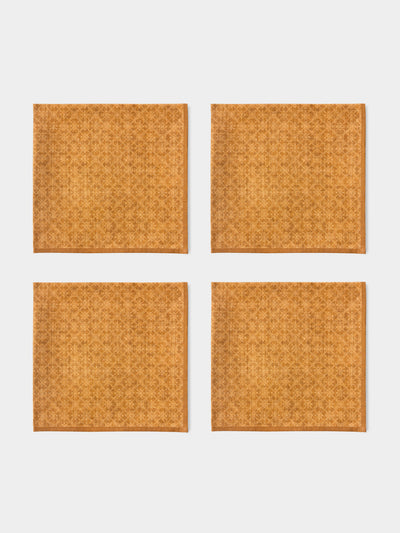 D'Ascoli - | Set of 4 | Evora Printed Cotton Napkins - Multiple - ABASK - 