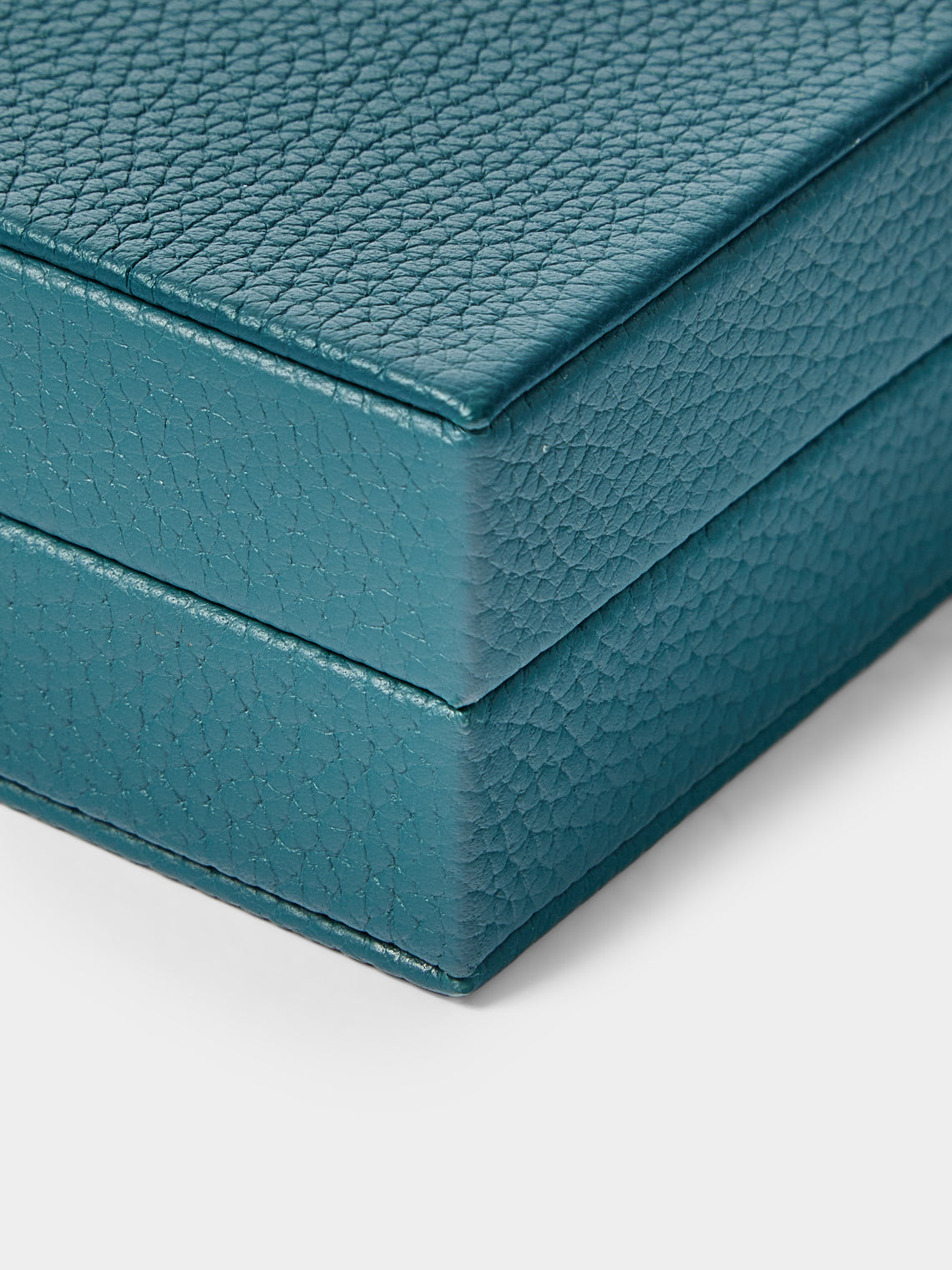 Belotier - Leather Playing Cards Box - Blue - ABASK