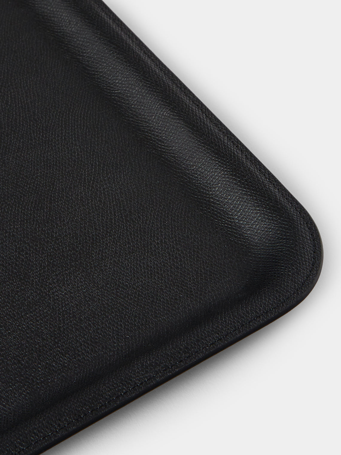 Giobagnara - Miramar Leather Tray (20in/51cm) - Black - ABASK