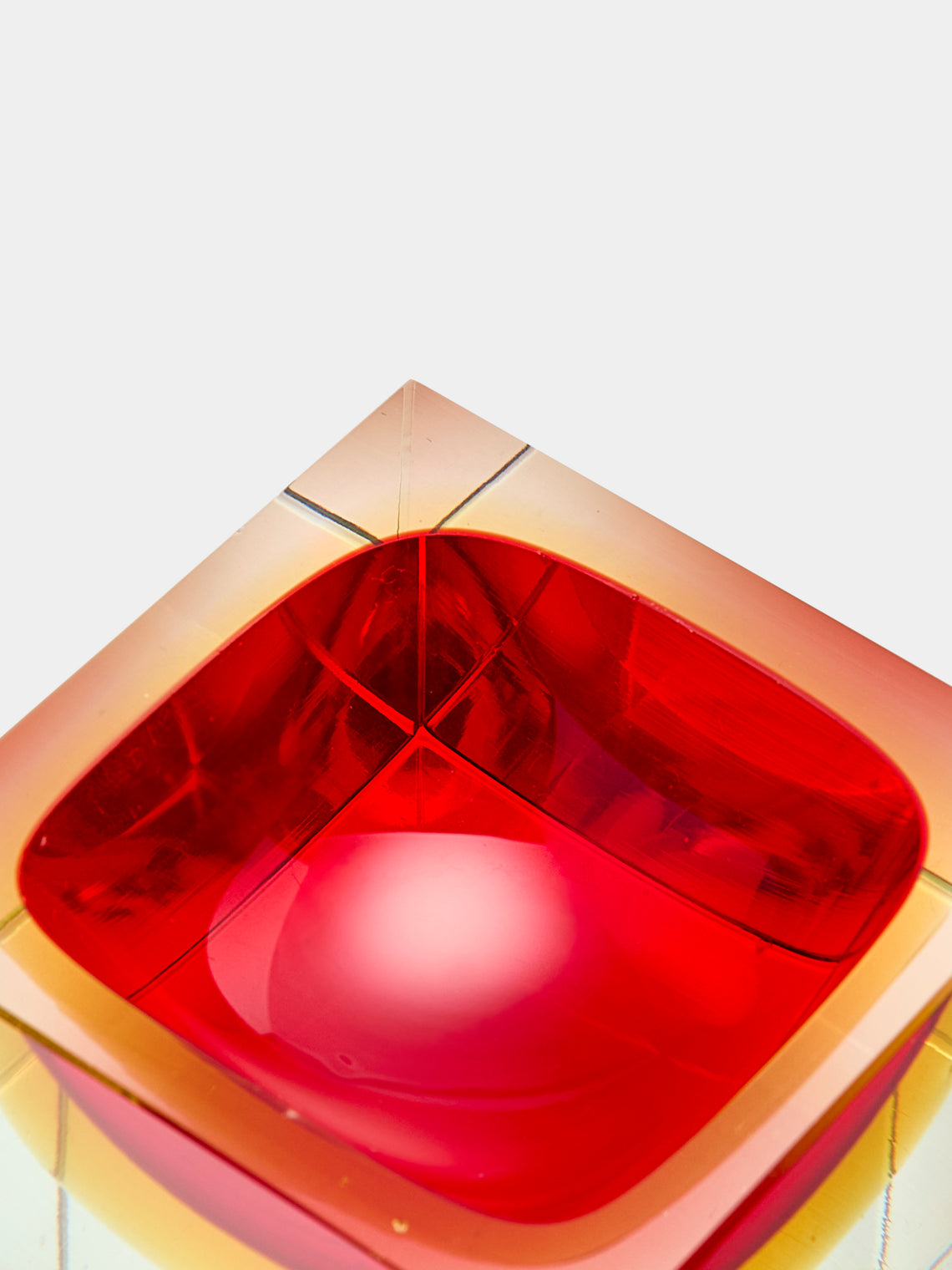 Antique and Vintage - 1950s Sommerso Murano Glass Ashtray -  - ABASK