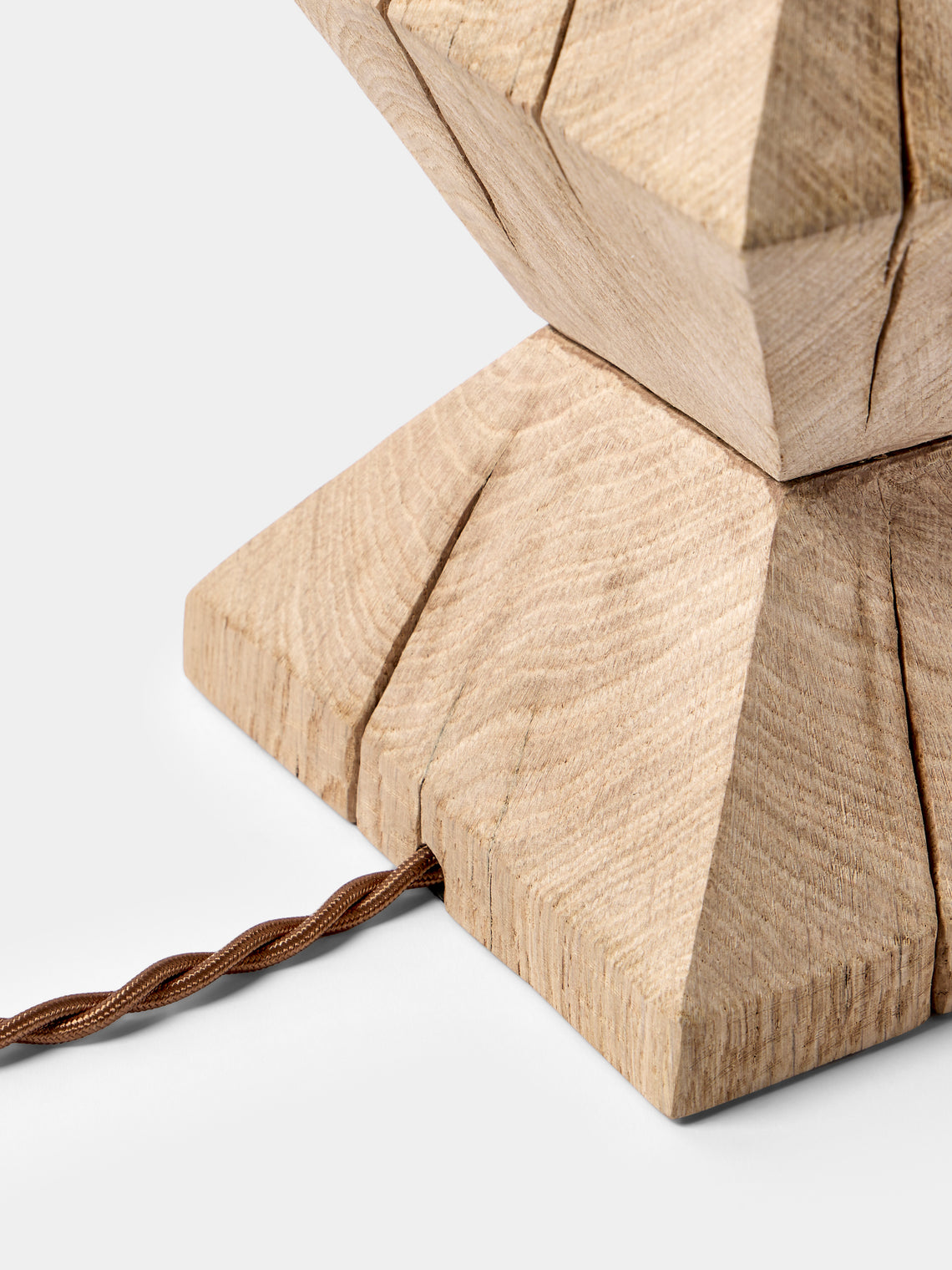 Jamie Gaunt Designs - No. 7 Natural Oak Table Lamp - Natural - ABASK