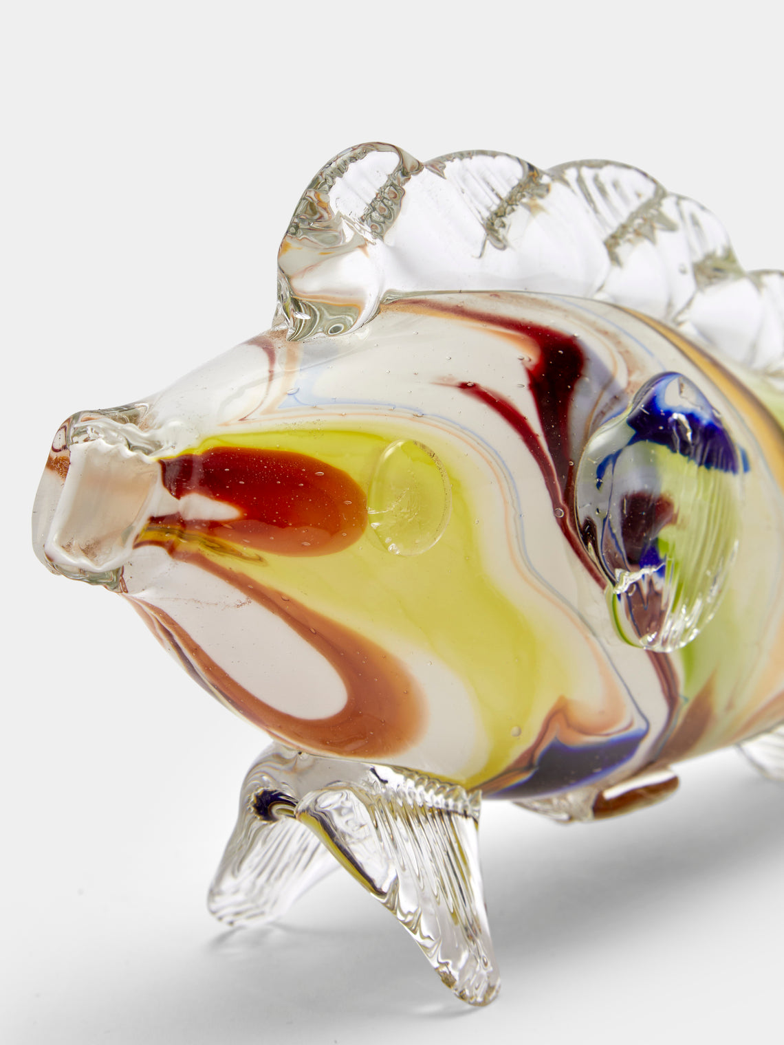 Antique and Vintage - Mid-Century Glass Fish Sculpture - Multiple - ABASK