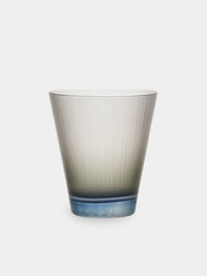 Takeyoshi Mitsui - Silence Hand-Blown Glass Tumblers (Set of 2) - Gray - ABASK- 