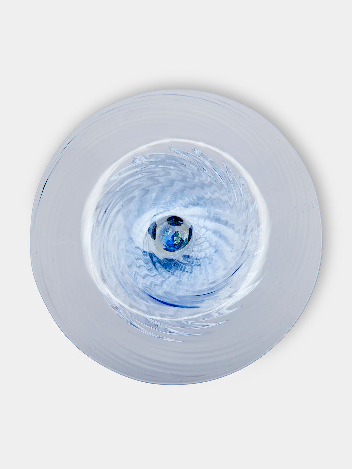 Antique and Vintage - 1960s Murano Glass Bowl - Blue - ABASK