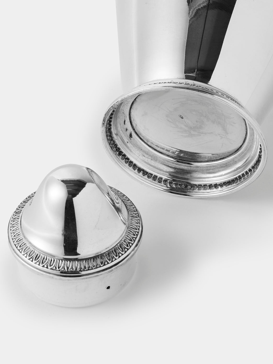 Antique and Vintage - 1960s Solid Silver Rocket Cocktail Shaker - Silver - ABASK