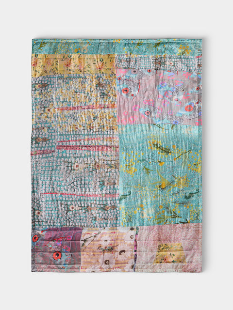 Bokja - The Cocoon Silk and Velvet Quilt (78.5in/2m) - Multiple - ABASK - 