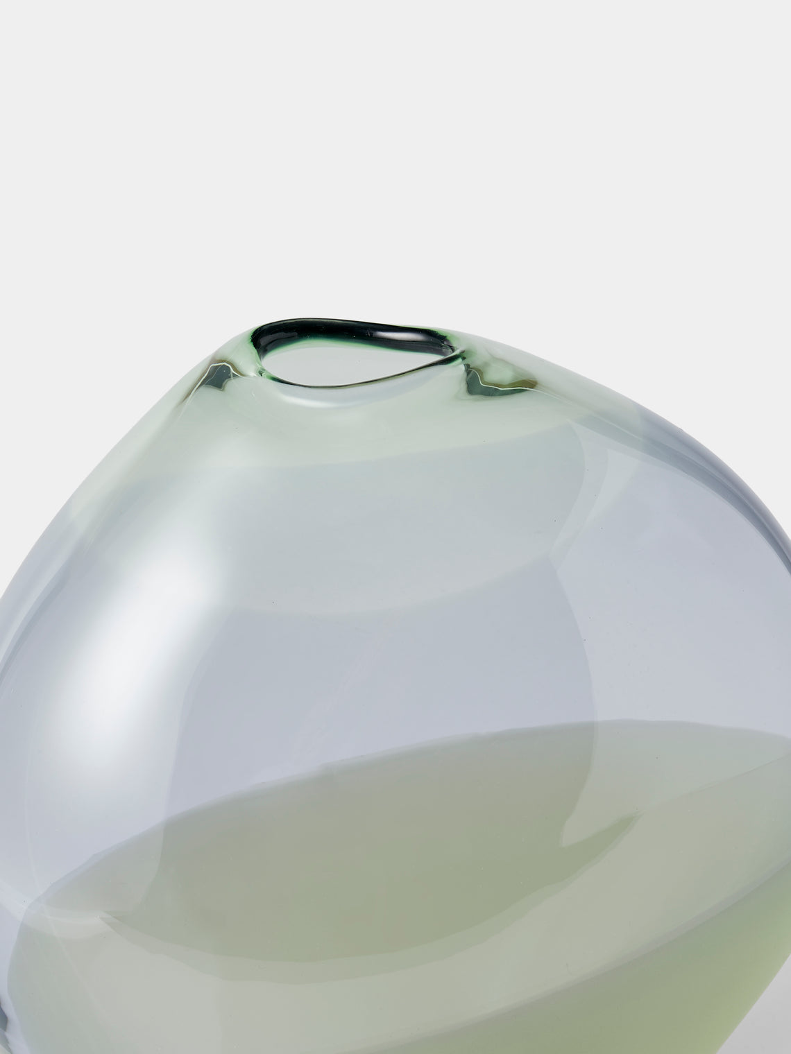 Michèle Oberdieck - Sea Fret Hand-Blown Glass Vase (12in/30cm) - Multiple - ABASK
