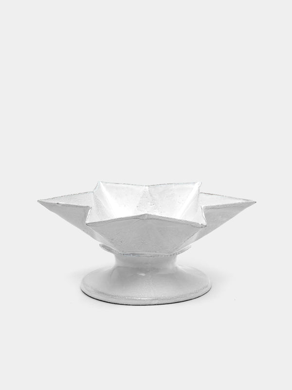Astier de Villatte - Hand-Glazed Ceramic Stand - White - ABASK - 