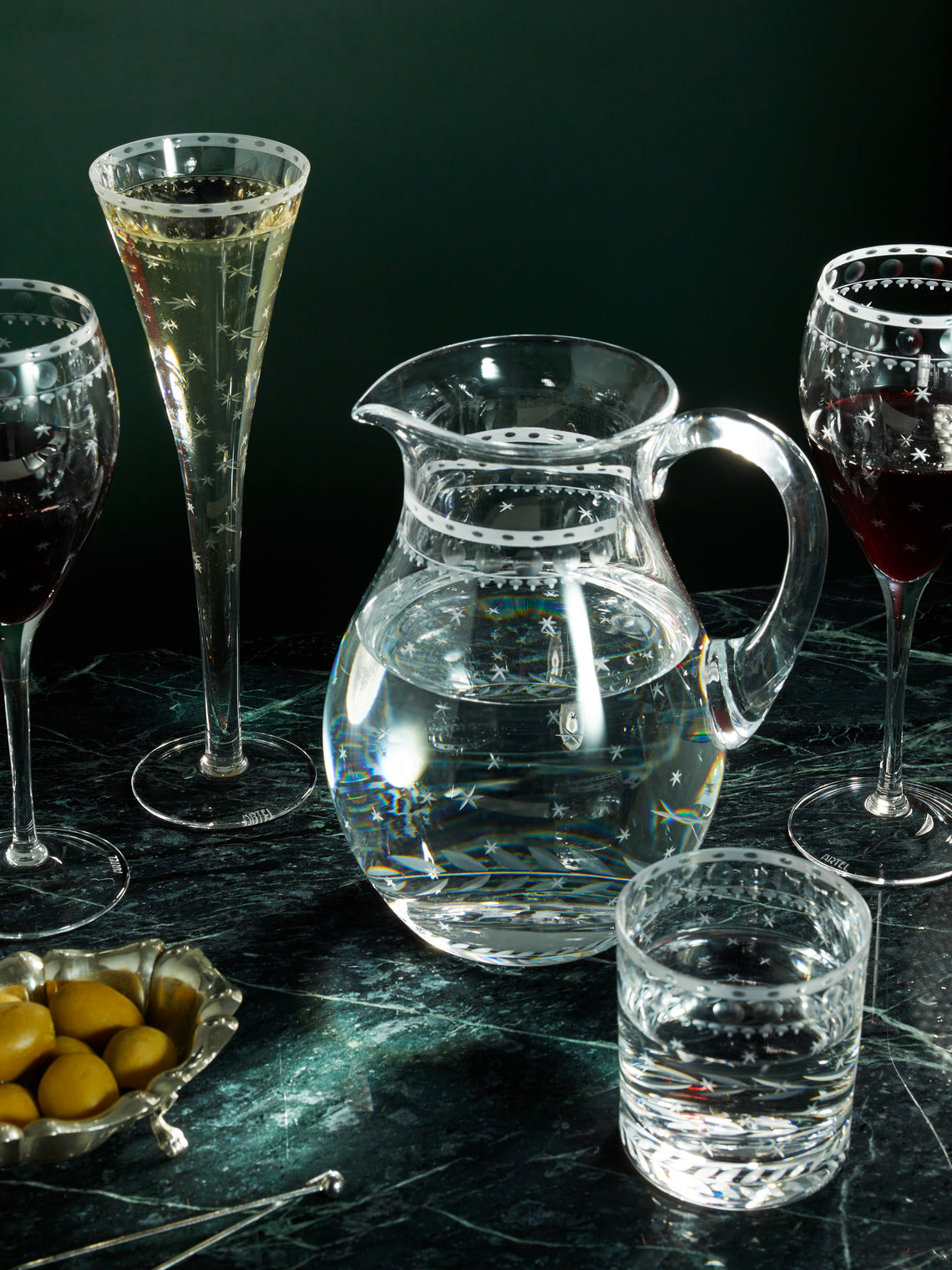 Artel - Staro Hand-Engraved Crystal Jug -  - ABASK